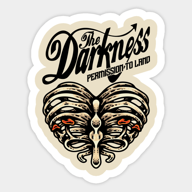 The Darkness One Way Ticket Sticker by NEW ANGGARA